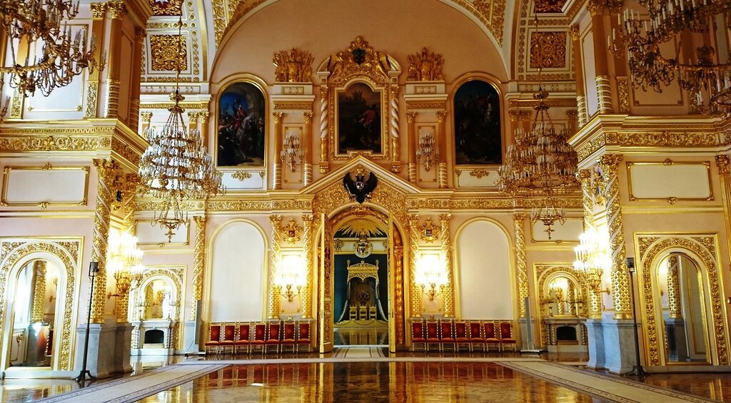 Залы большого кремлевского дворца
