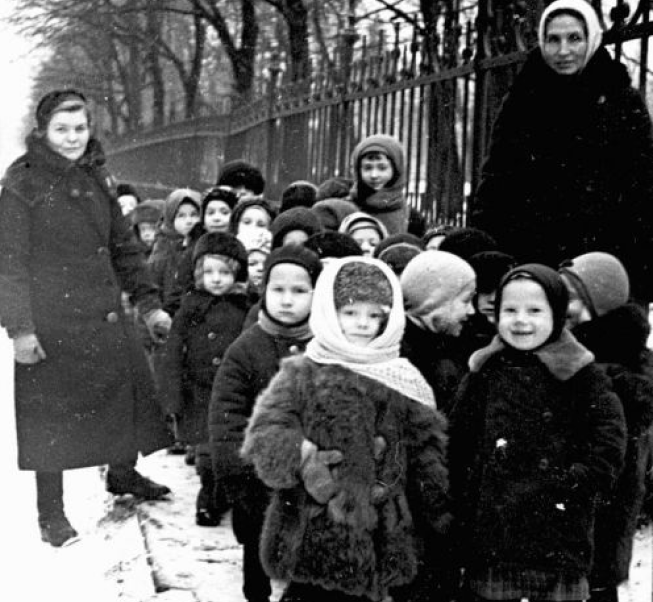 Детский сад в блокадном Ленинграде