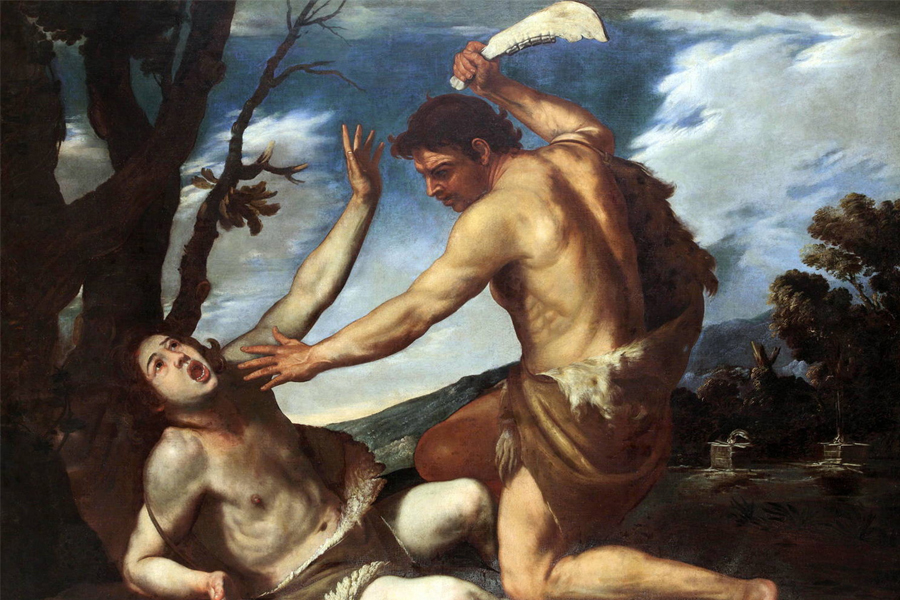 Каин убивает своего брата Авеля