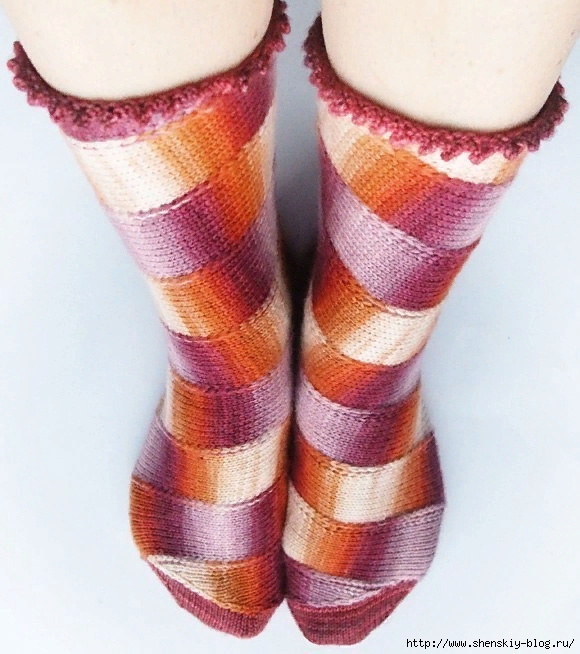 Вязание носков: фото примеров как связать простые и красивые носки