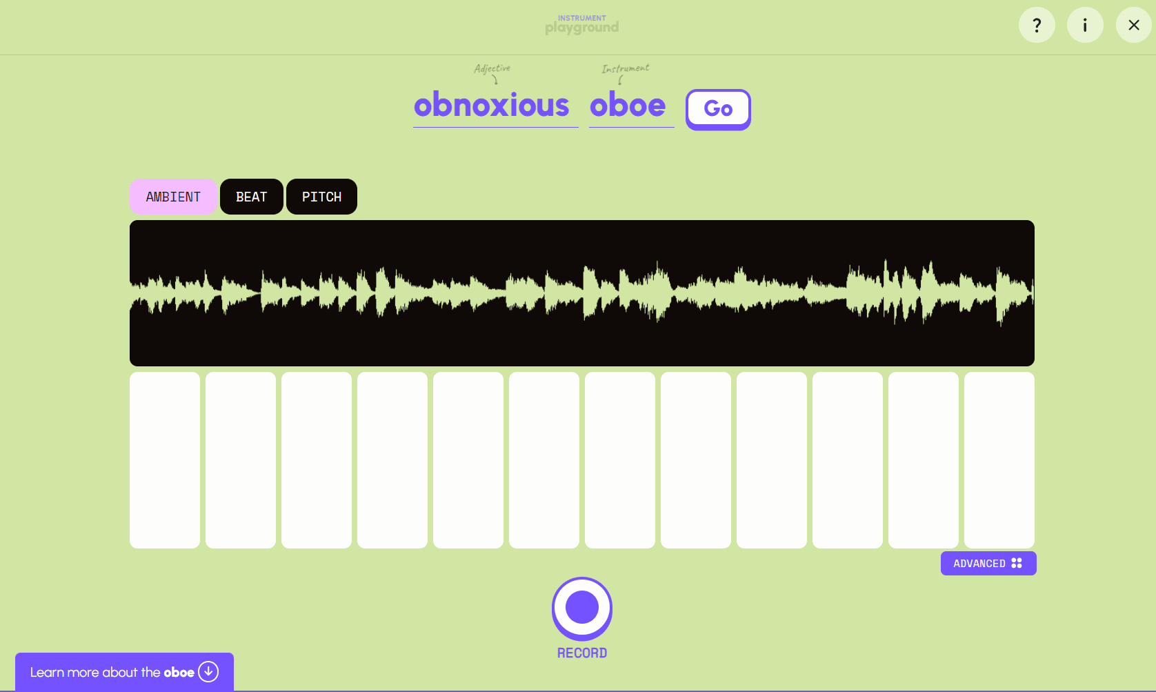 Игровая площадка Google для инструментов с "несносным гобоем" Создание искусственного интеллекта