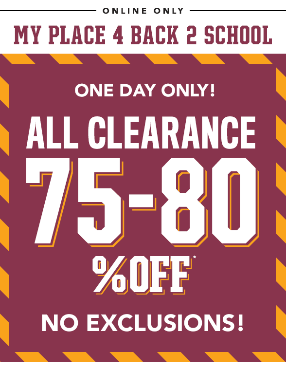 Clearance 75-80% Off