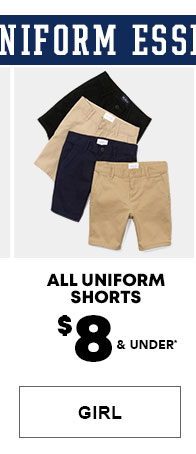 Girls Uniform Shorts