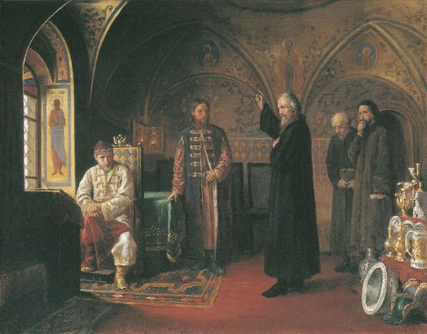 Митрополит Филипп обличает Ивана Грозного