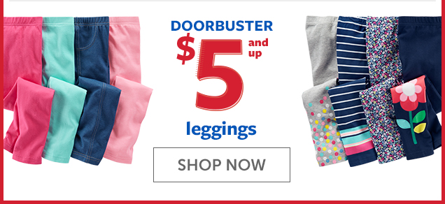 Doorbuster | $5 and up | Leggings | Shop Now