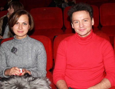  Александр Олешко с женой Ольгой Беловой