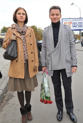  Александр Олешко с женой 