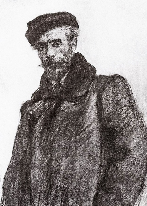 Портрет И. И. Левитана. (1900-е). Автор: Валентин Серов.