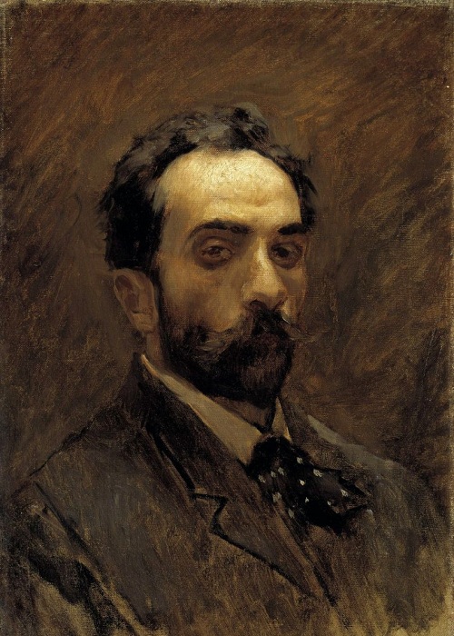 Автопортрет. (1890-е). Автор: Исаак Левитан.
