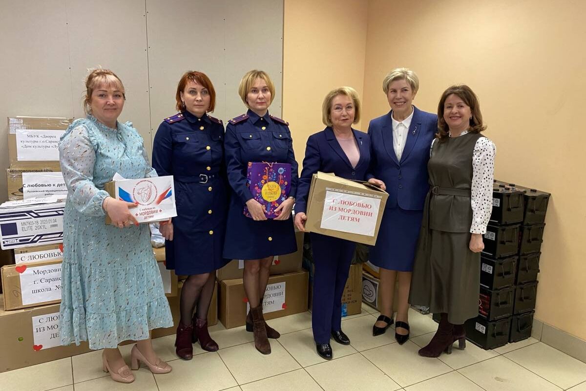 Активисты «Женского движения Единой России» из Мордовии помогают детям Донбасса