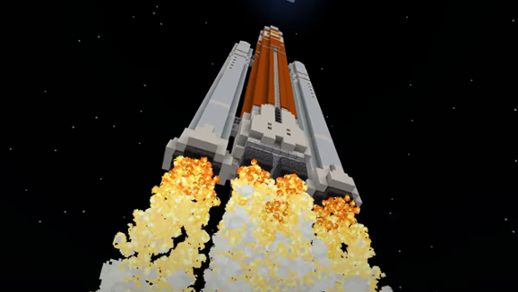 НАСА и Minecraft хотят, чтобы вы строили и запускали ракеты