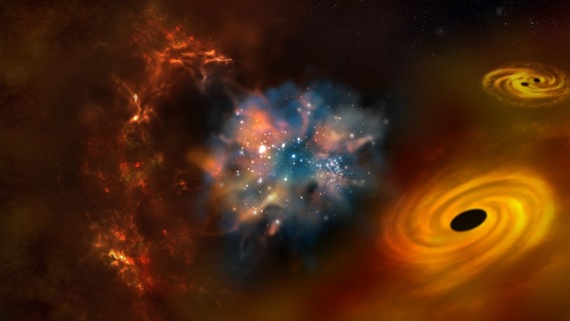 Новое исследование предполагает, что ранняя Вселенная была переполнена звездами, в 10 000 раз превышающими размеры нашего солнца