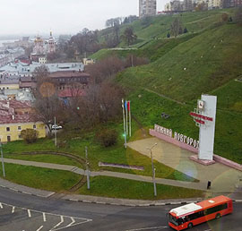 В Нижнем Новгороде стела «Город
трудовой доблести» будет
установлена на Благовещенской
площади