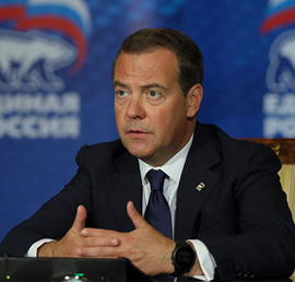 Дмитрий Медведев о программе
«Единой России»: Это должен быть
набор конкретных предложений 