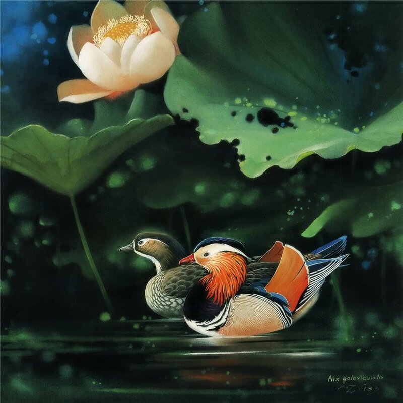 Zeng Xiao Lian.Птицы