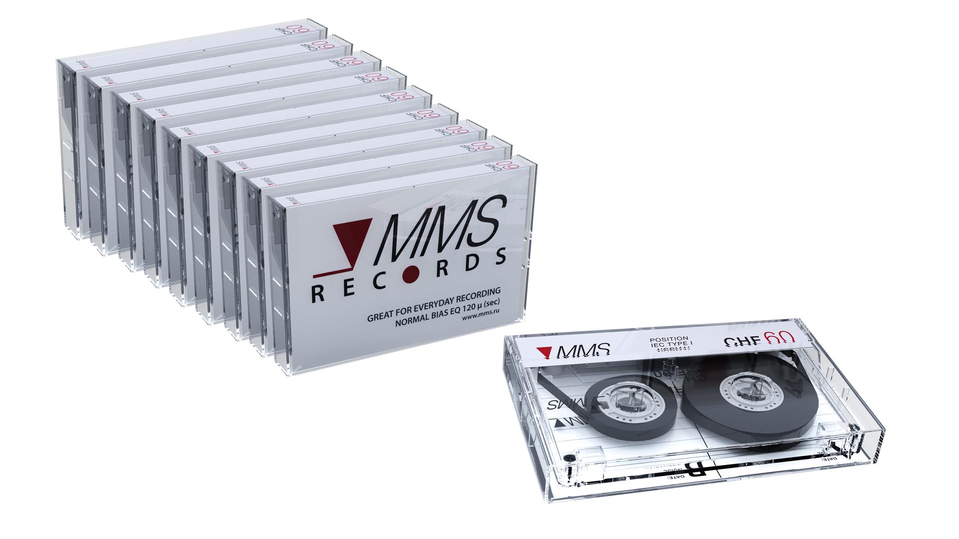 Компакт кассеты для профессиональных и бытовых магнитофонов.