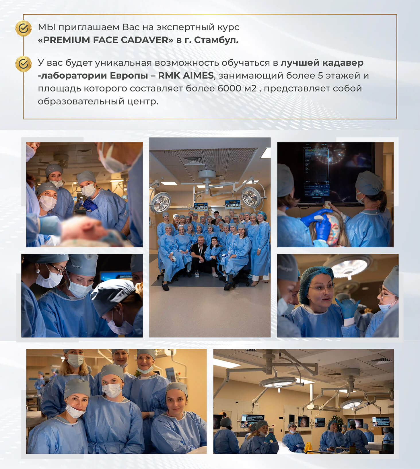 29 октября – 1 ноября 2025 г. - Диссекционный Premium Face Cadaver 29 октября – 1 ноября 2025 г. - Диссекционный Premium Face Cadaver