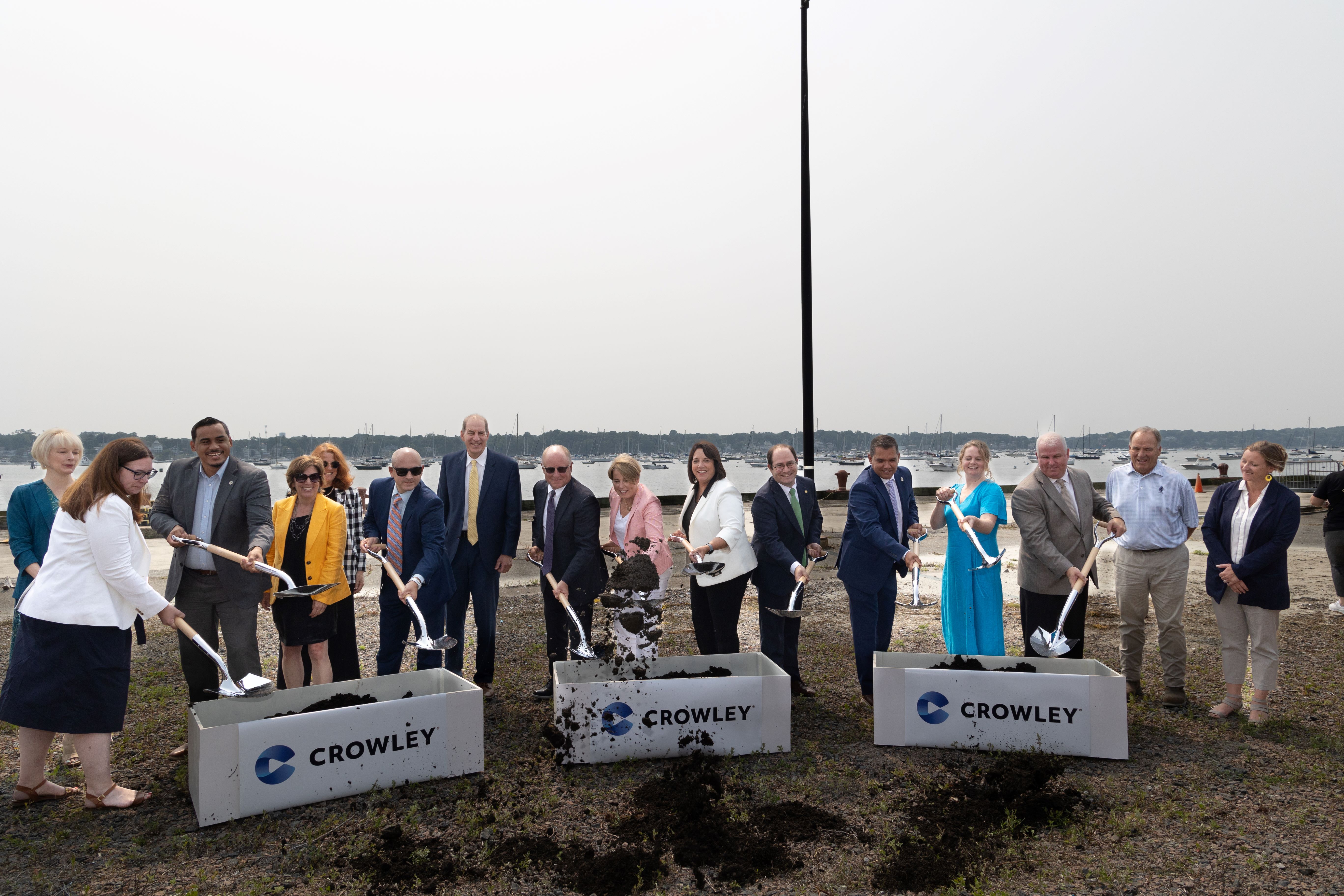 Ветряной терминал Кроули-Салем Groundbreaking.jpg