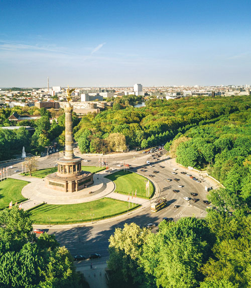 Берлин: Колонна Победы и Тиргартен