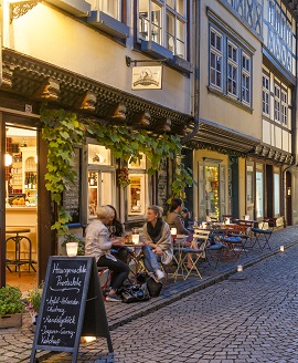 Эрфурт: Рестораны на Кремербрюкке 