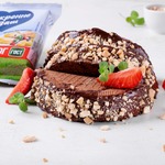 Шоколадные такос с творожной начинкой